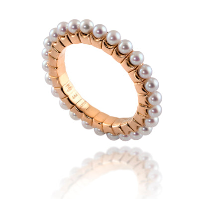 Stretchy Pearl Band Ring