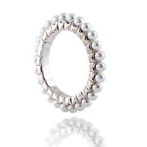 Stretchy Pearl Band Ring