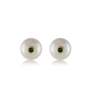 Pearl and Stone Studs